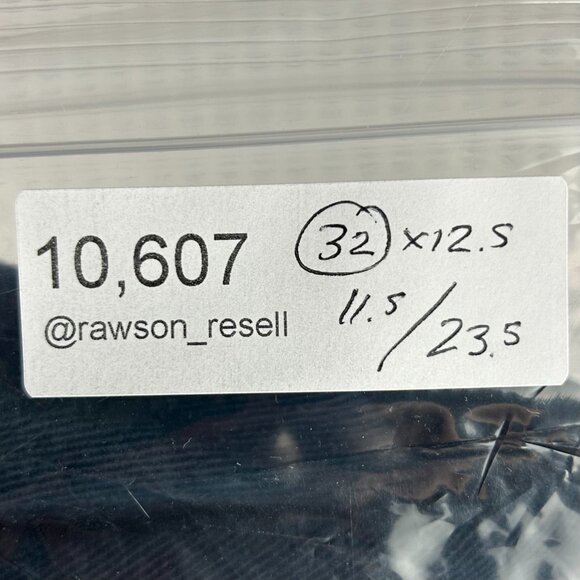 Girbaud Navy Blue Shorts Size 32 Hip Hop Wide Leg Baggy 90s Dark Wash Y2K Cotton - Picture 6 of 6